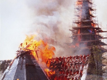 Dramatischer Kirchenbrand vor 50 Jahren